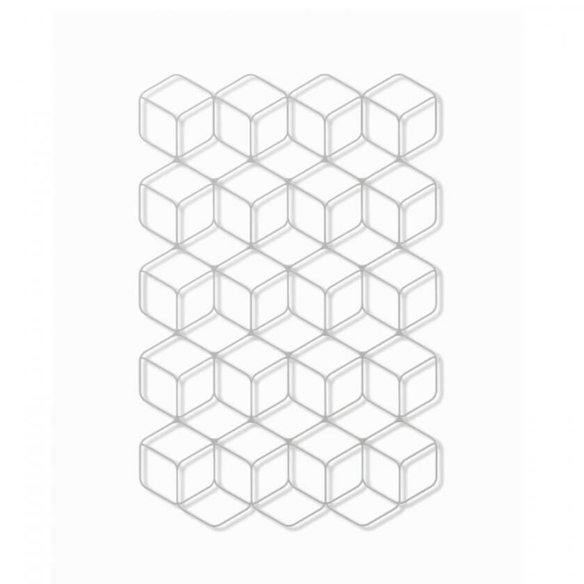 Wall Deco L + Fe-K-008